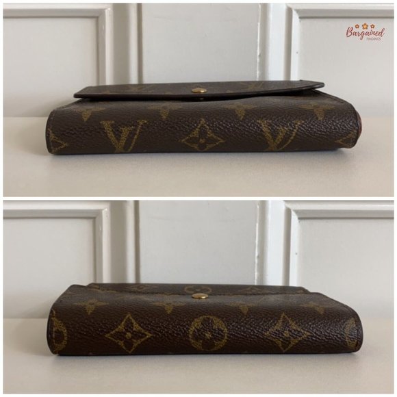 Authentic LOUIS VUITTON Brown Monogram Porte Tresor Etui Papiers Trifold Wallet - Picture 5 of 13